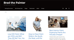 Desktop Screenshot of bradthepainter.com